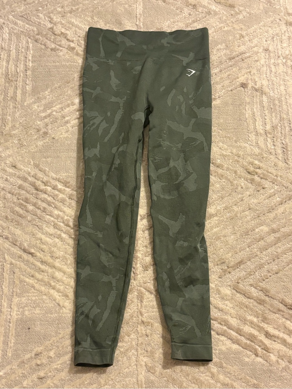 Gymshark Leggings in Green Camo
